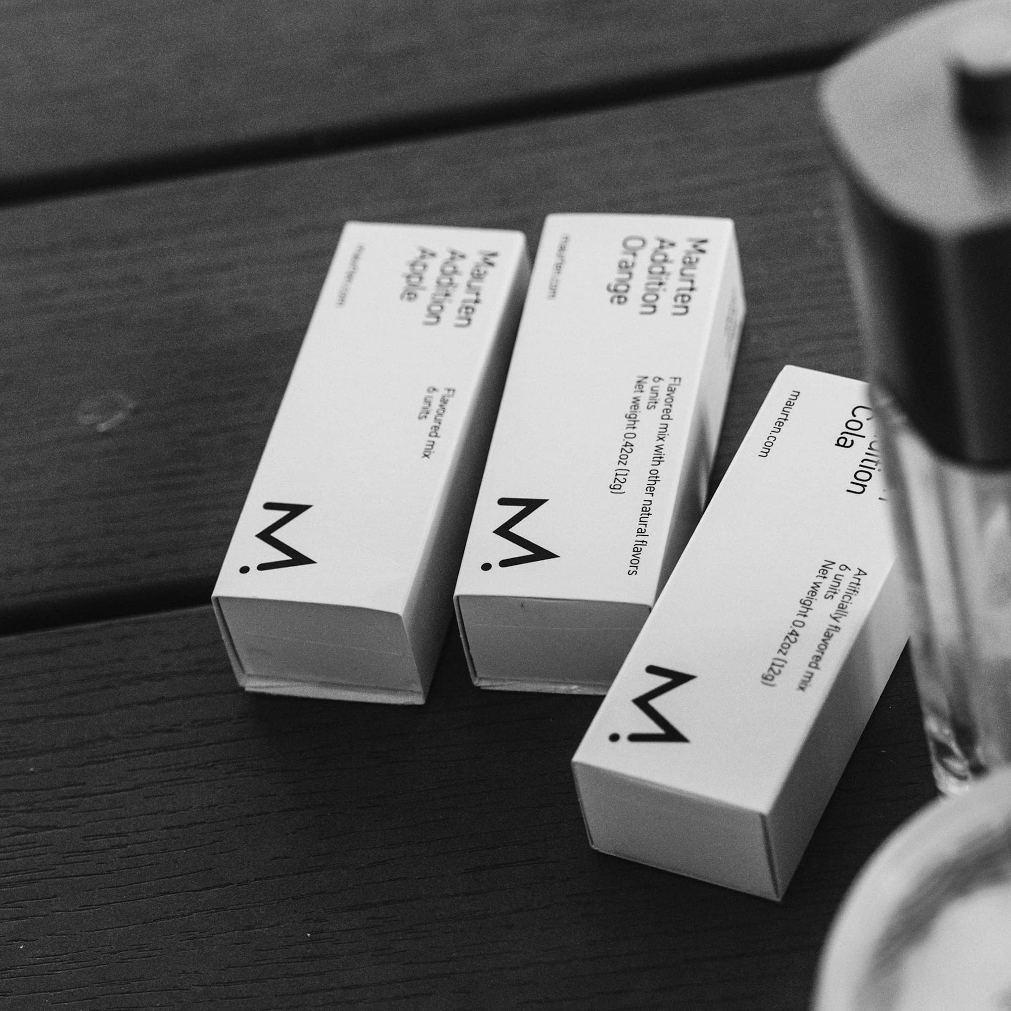 Maurten Addition sports nutrition energy gel packets, 6x2g, for athletes to boost energy during training or competition