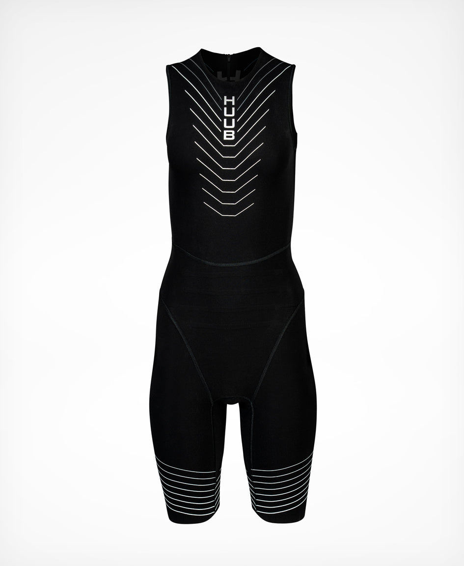 HUUB Pinnacle Women’s Swimskin – hydrophobic high-compression non-wetsuit triathlon suit