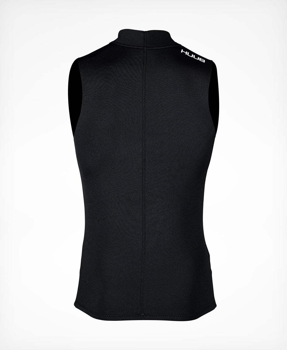 HUUB Neoprene Unisex Vest thermal swimlayer, cold water open water accessory, four-way stretch, soft fit