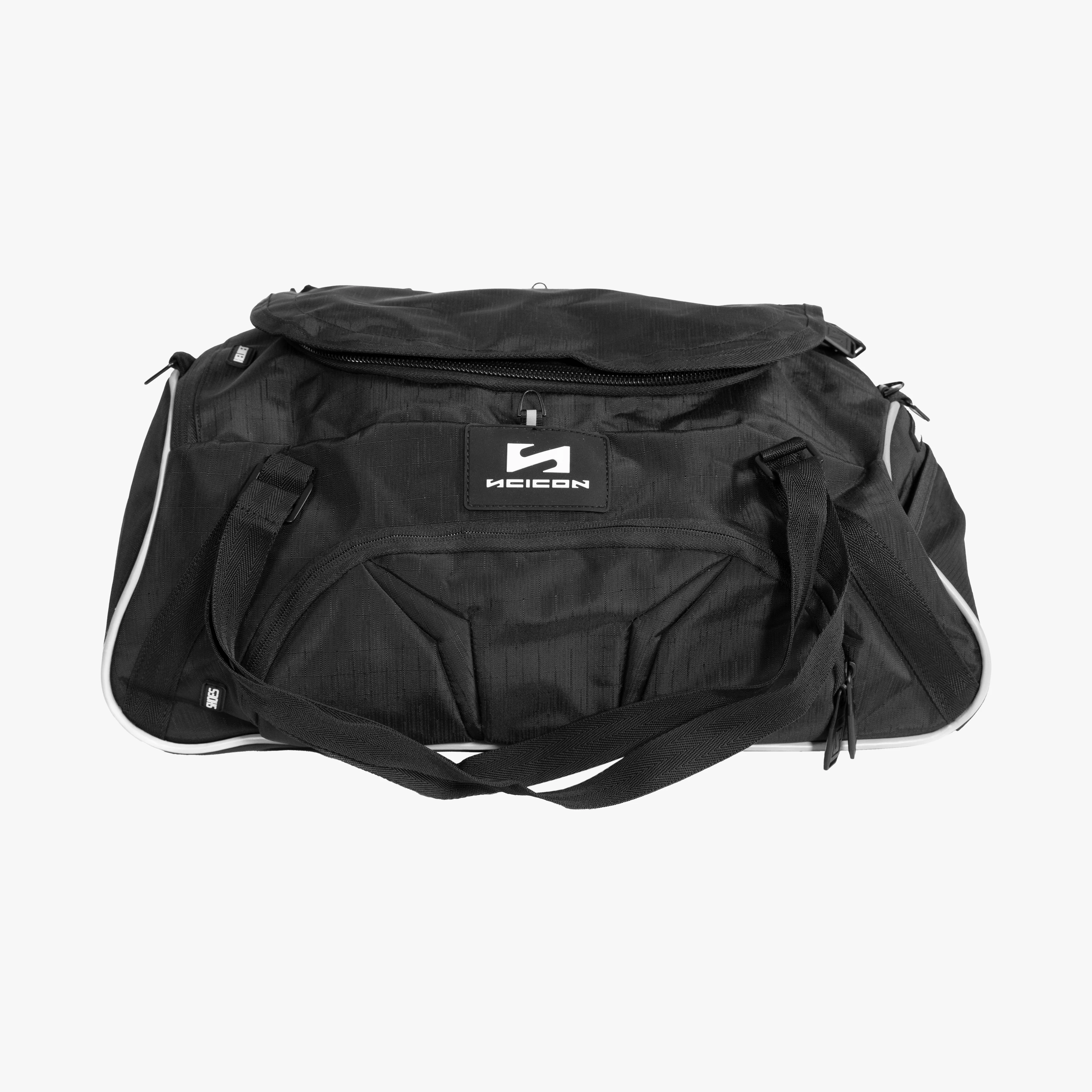 Scicon 25L duffel bag featuring durable fabric, spacious main compartment, and adjustable shoulder strap for versatile travel storage.